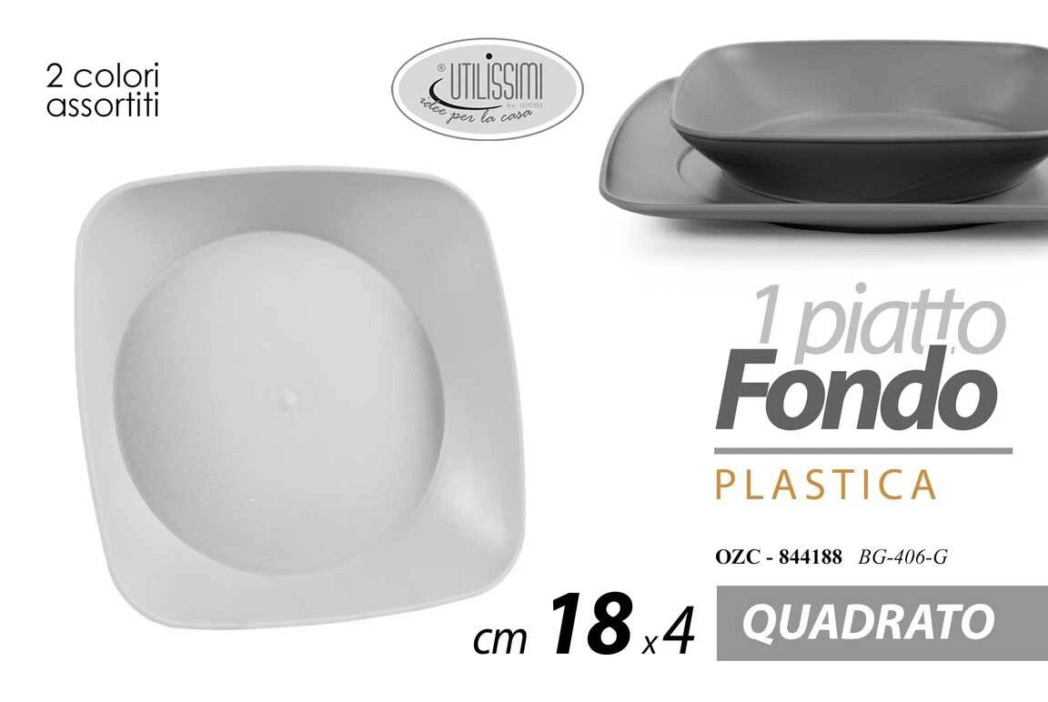6 Piatti In Melamina Da Campeggio 23 Cm – Infrangibili, Lavabili In Lavastoviglie (Set Multicolore) - 3