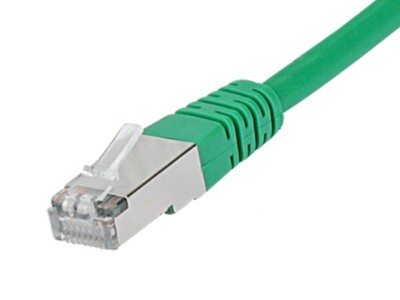 0,5m Patchkabel Cat-5e FTP/UTP RJ45 Netzwerk-Kabel 2xStecker *grün*