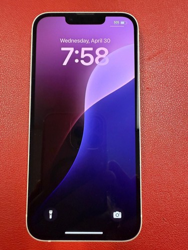 Apple iPhone 13 White Unlocked Verizon AT&T T-Mobile Very Good 128GB - Afbeelding 4 van 9