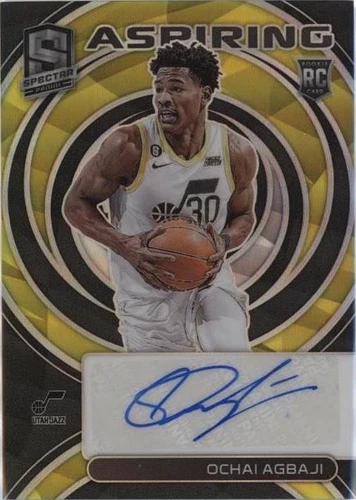 2022-23 Panini Spectra - Ochai Agbaji #AA-OCA