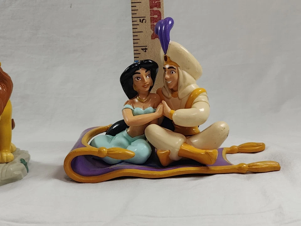 Disney Aladdin Jasmine Lion King PVC Figure Lot Applause Vintage Baby Simba 5" - Image 2 of 4