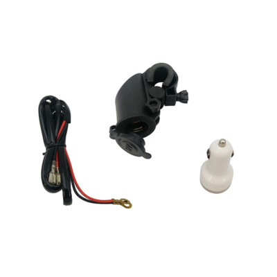 waterproof cigarette lighter socket motorcycle Motorcycle Waterproof 12V Cigarette Lighter Socket + Phone USB Power  Charger