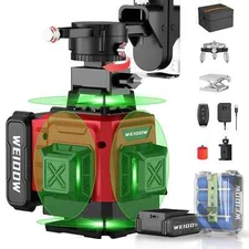 16 Lines Laser Level Horizontal Vertical Green Laser Automatic 360° SelfLeveling