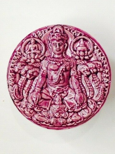 Rare!Phra JATUKAM RAMATHEP Naga OLD Thai Amulet Buddha Powerful Pendant Wealth - Picture 2 of 12