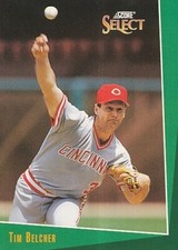 #191 CINCINNATI REDS # TIM BELCHER - P # BASEBALL CARD SCORE SELECT MBL 1992