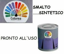 PITTURA SMALTO COLORE LUCIDO NOCCIOLA SCURO VERNICE PRONTO SINTETICO FERRO LEGNO