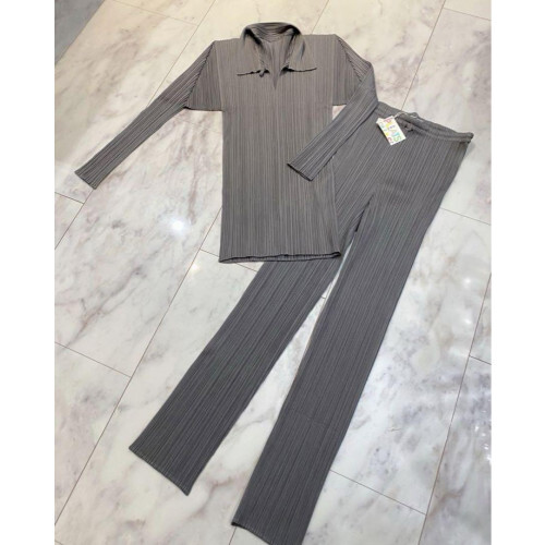 Issey Miyake PLEATS PLEASE Long Sleeve & Pants Setup Size M