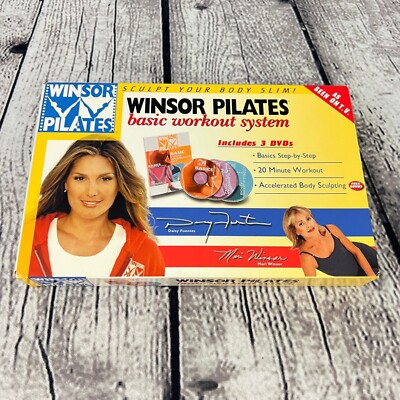 Winsor Pilates Basic Workout System 3 DVD Set With Mari Winsor  Sculpt Your Body