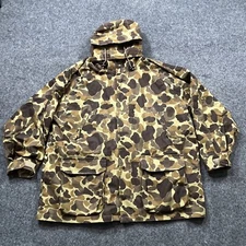 Mount'N Prairie Camo Hunting Jacket Mens Size 2XL XXL Game Pouch Waterproof Coat