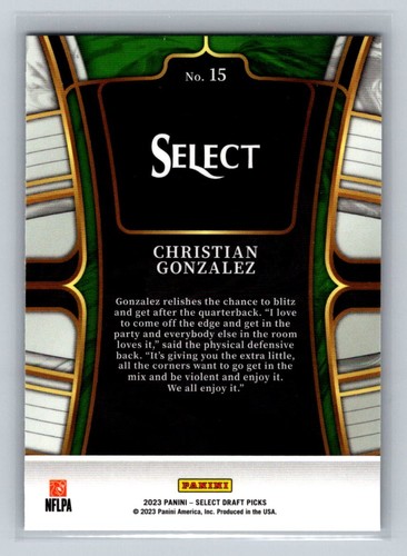 2023 PANINI SELECT DRAFT PICKS FOOTBALL STROUD - ROOKIES - LASER PRIZM - INSERT - Picture 37 of 315