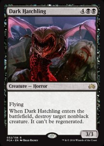 Dark Hatchling x4 - Planechase Anthology - NM-Mint, English - Planechase Antholo
