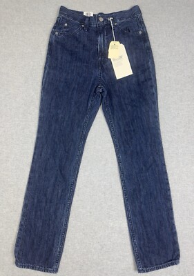 Levis 70s High Straight Wellthread Jean 25x29 NWT $198 Ultra High Rise Textured