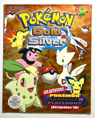 POKEMON GOLD & SILVER Album Complete 100% ARGENTINA 2001 Navarrete
