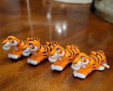 4 lot Vintage 1989 Disney Jungle Book McDonalds Happy Meal toy Shere Khan tiger