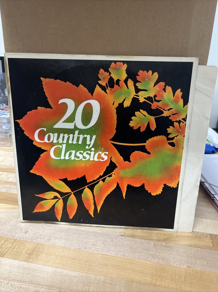20 COUNTRY CLASSICS - 2 record set, Vinyl LP's, Columbia House XSM