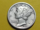 1926-S MERCURY DIME HIGHER GRADE VF+