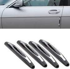 4PCS Car Door Edge Guards, Anti-Scratch Car Door Protector Trim Color: Black