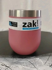 Zak Designs 11.5oz Insulated Stainless Steel Tumbler Rose Bpa Free 12 Hr Cold *