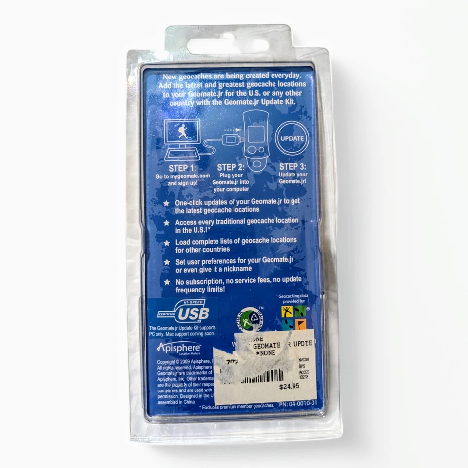 Комплект обновления GEOMATE JR геокэшинг GPS с последним словом Geocoaches новый в коробке - Изображение 2 из 2