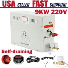 6KW Self-Draining Sauna Steam Generator Shower System Home Steam Bath Spa