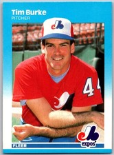 ⚾ 1987 Fleer #315 Tim Burke Montreal Expos