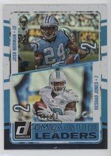2016 Donruss League Leaders Holo 48/100 Josh Norman Reshad Jones #17 g2u