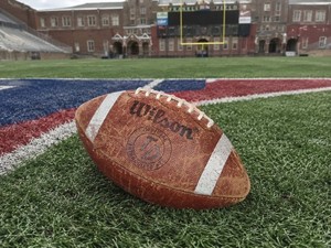 Vintage Wilson TD Official Intercollegiate Univ. of Penna. Leather Football