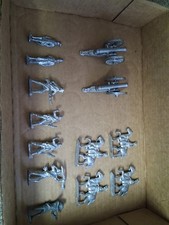 Lot Of Civil War Lead Soldiers, 2 Cannons, 4 On Houseback, 7 Soldiers Lot