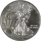 2018 American Silver Eagle Coin 1 oz $1 - BU