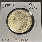 1890-CC MORGAN SILVER DOLLAR ✪ LOW MINTAGE ✪ KEY DATE ✪ CARSON CITY