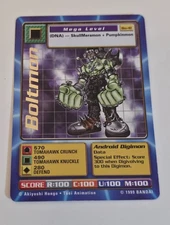 1999 Bandai Digimon Digi-battle Boltmon Bo-41 First Edition Rare Bandai