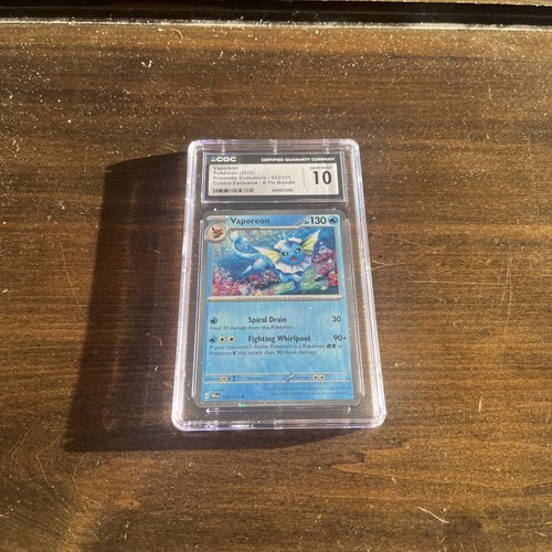 Vaporeon graded CGC 10 for sale on eBay