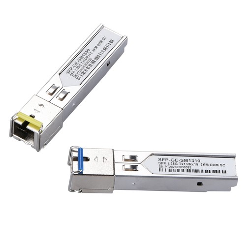2Pack 1.25Gb/s 3KM SC Connector Single-Mode Fiber Transceiver Module SFP-BX03-D - Zdjęcie 8 z 14