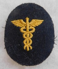 WWII ORIGINAL GERMAN NAVY SLEEVE MEDICAL SPECIALIST PATCH