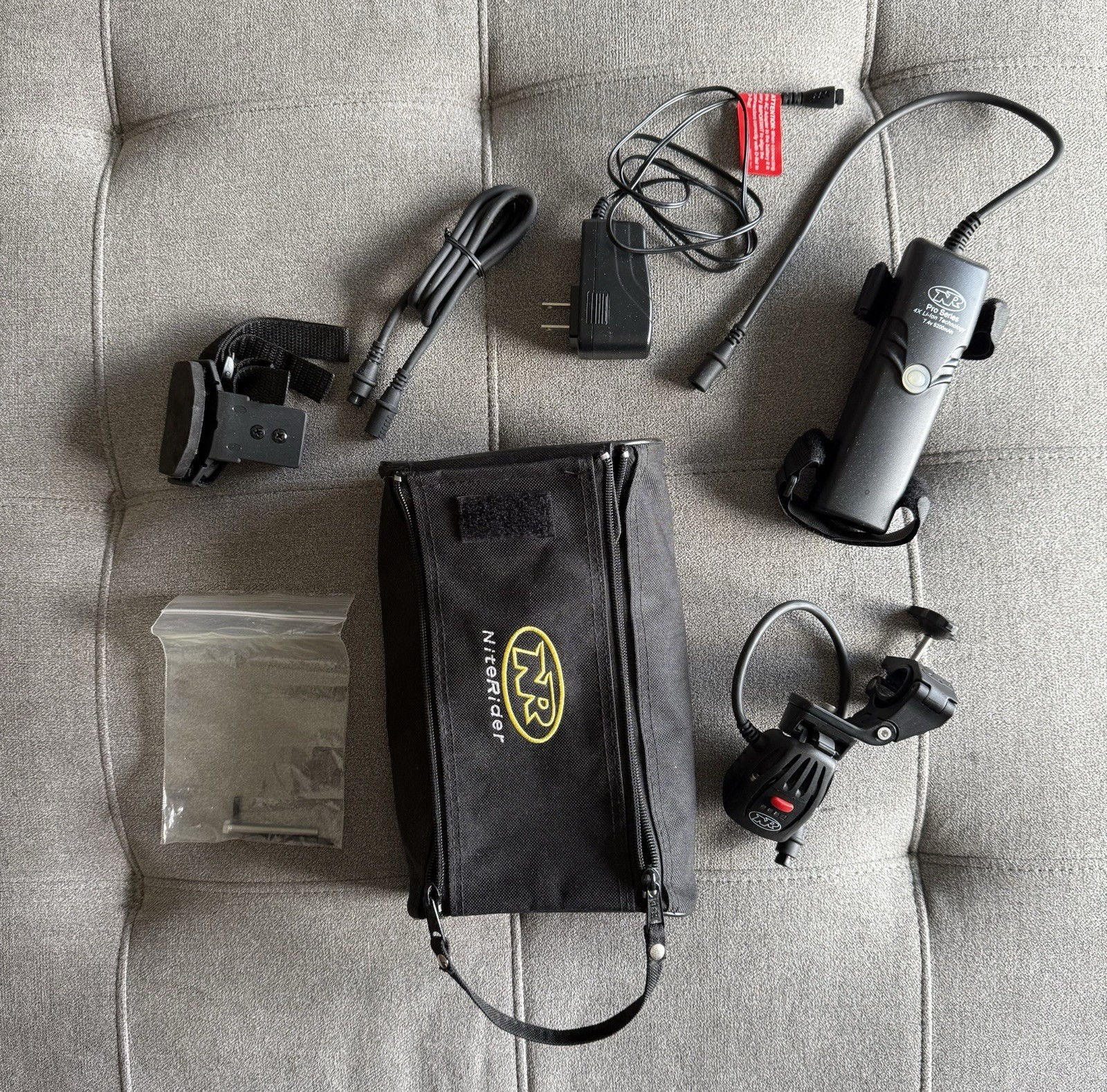 NiteRider Pro 1800 Race 4 Cell Front Bike Light Kit Complete