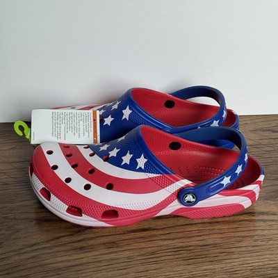 Crocs Classic American Flag Clog Men display picture 2