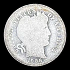 1906-O Barber Silver Dime