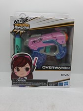 Nerf Micro Shots Overwatch D.Va Nerf Gun Blaster New Sealed Pink Blue