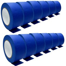 Premium Blue Painters Tapes, Masking 12 Rolls, 1.88IN X 60.1YD, Navy
