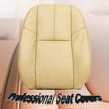 Replacement Driver Side Top Lean Back Seat Cover 2007-04 For Chevy Silverado Tan