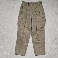 1960s German Army Sportra Arnstorf Cargo Pants Heavy Weight Wool Alpine 32X30