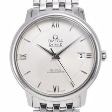 Omega De Ville Date Silver Automatic Men's Watch 424.10.37.20.02.001 #AOHW2085