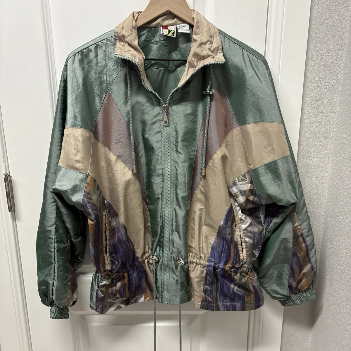 Greening 90s energy zone native nylon jacket city of India and 