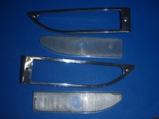 Pontiac 55 1955 Parking Light Bezels Guide Lenses
