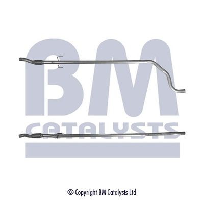 BM Catalysts BM50136 Exhaust Pipe With Fitting Kit Fits Fiat