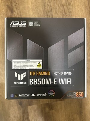 ASUS TUF GAMING B850M-E WiFi Micro ATX Motherboard AMD AM5 Socket