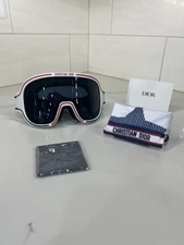Dior Alps M11 Ski Goggles White Navy Blue Snowboard Snow Ski Lens