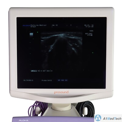 Aloka Hitachi Prosound Alpha 6 Ultrasound System with UST-5413