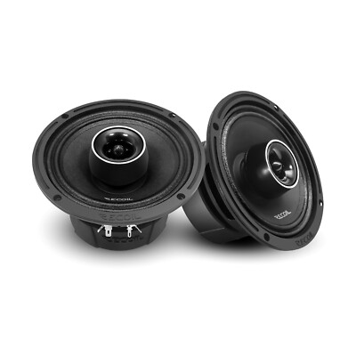 Recoil A-MX65 Pro Audio Midrange Coaxial Speakers w/ Built-in Bullet Tweeters