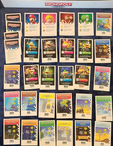 Hasbro Gamer Nintendo Monopoly Mario Princess Peach Yoshi Donkey Kong - Picture 5 of 7